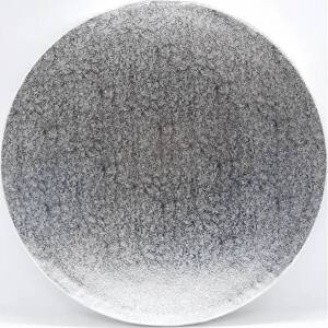 Cake Star Podložka pod dort PEVNÁ stříbrná vzor Grape kruh 36 cm 14" (1 ks) - dortis