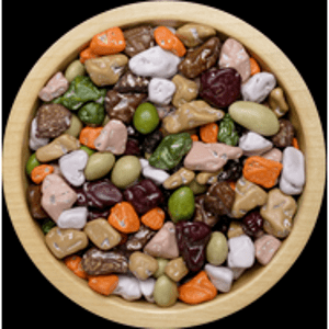 Čokoládové kamínky v barevné krustě (70 g) - dortis