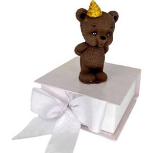 Čokoládový medvídek hnědý stojící 9cm - K Decor