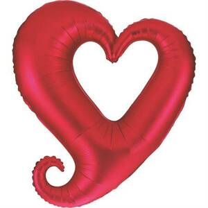 Nafukovací balónek červené srdce 84 cm - Grabo - Grabo