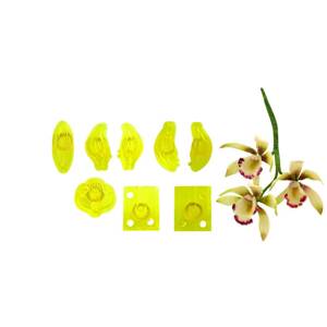 Vykrajovátka 8ks – malá orchidej Cymbidium JEM