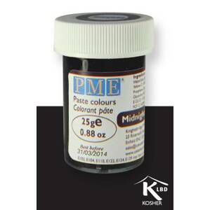 PME gelová barva - černá - PME