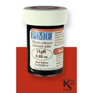 PME gelová barva - cihlově červená - PME