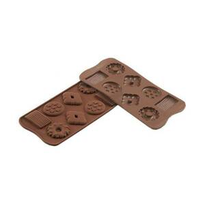Silikonová forma na čokoládu – sušenky Silikomart