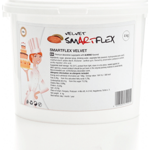 Smartflex Velvet Mandle 4 kg (Potahovací a modelovací hmota na dorty) - Smartflex
