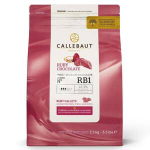 Čokoláda Ruby 2,5kg - Callebaut