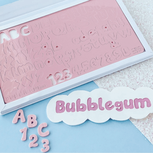 Vytlačovací abeceda Bubblegum Sweet Stamp
