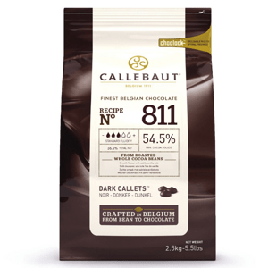 Čokoláda 811 hořká 54,5% 2,5kg - Callebaut