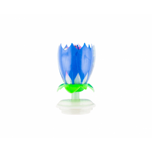 Dortová fontána květina hrající modrá - Godan