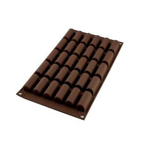 Silikonová forma na čokoládu Mini Buche 30x14ml Silikomart