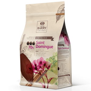Cacao Barry Origin čokoláda SAINT DOMINGUE hořká 75% 1kg - CACAO BARRY