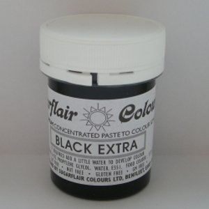 Gelová barva Sugarflair - Black extra