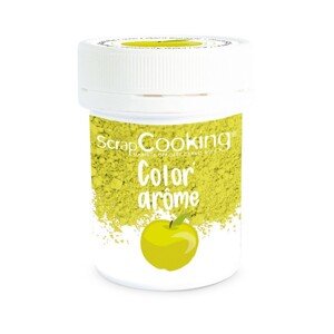 Scrapcooking Color & Flavour - barvivo + aroma - zelená / JABLKO - 10g