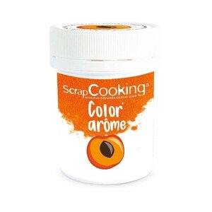 Scrapcooking Color & Flavour - barvivo + aroma - oranžová / MERUŇKA - 10g