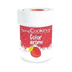 Scrapcooking Color & Flavour - barvivo + aroma - červená / JAHODA - 10g