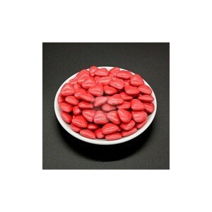 Čokoládová srdíčka červená - 100g