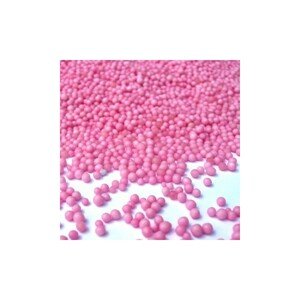 Cukrové perličky máček růžový  - 100g