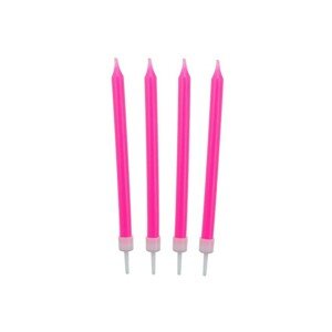 Narozeninové svíčky - růžové 10ks