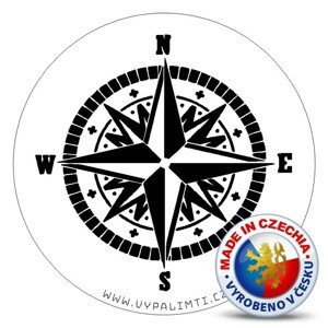 Stencil šablona - Kompas
